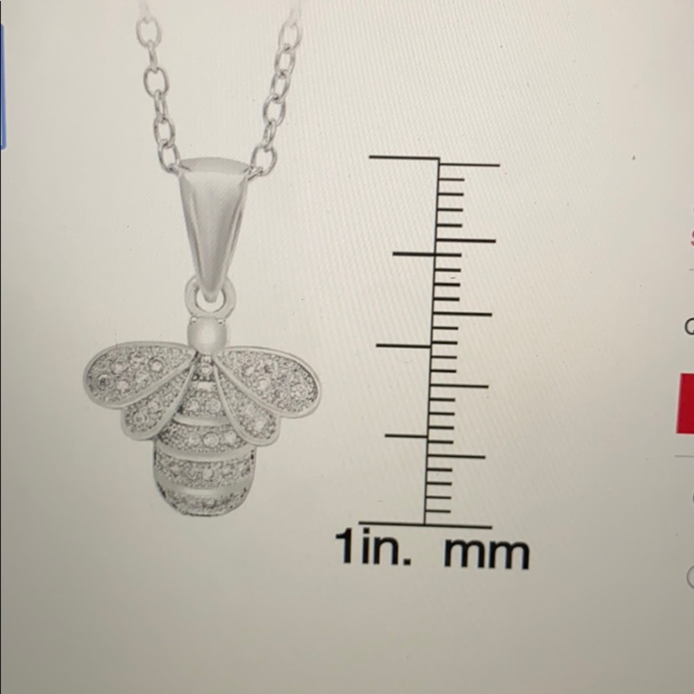 Bee Pendant Necklace - Picture 7 of 7